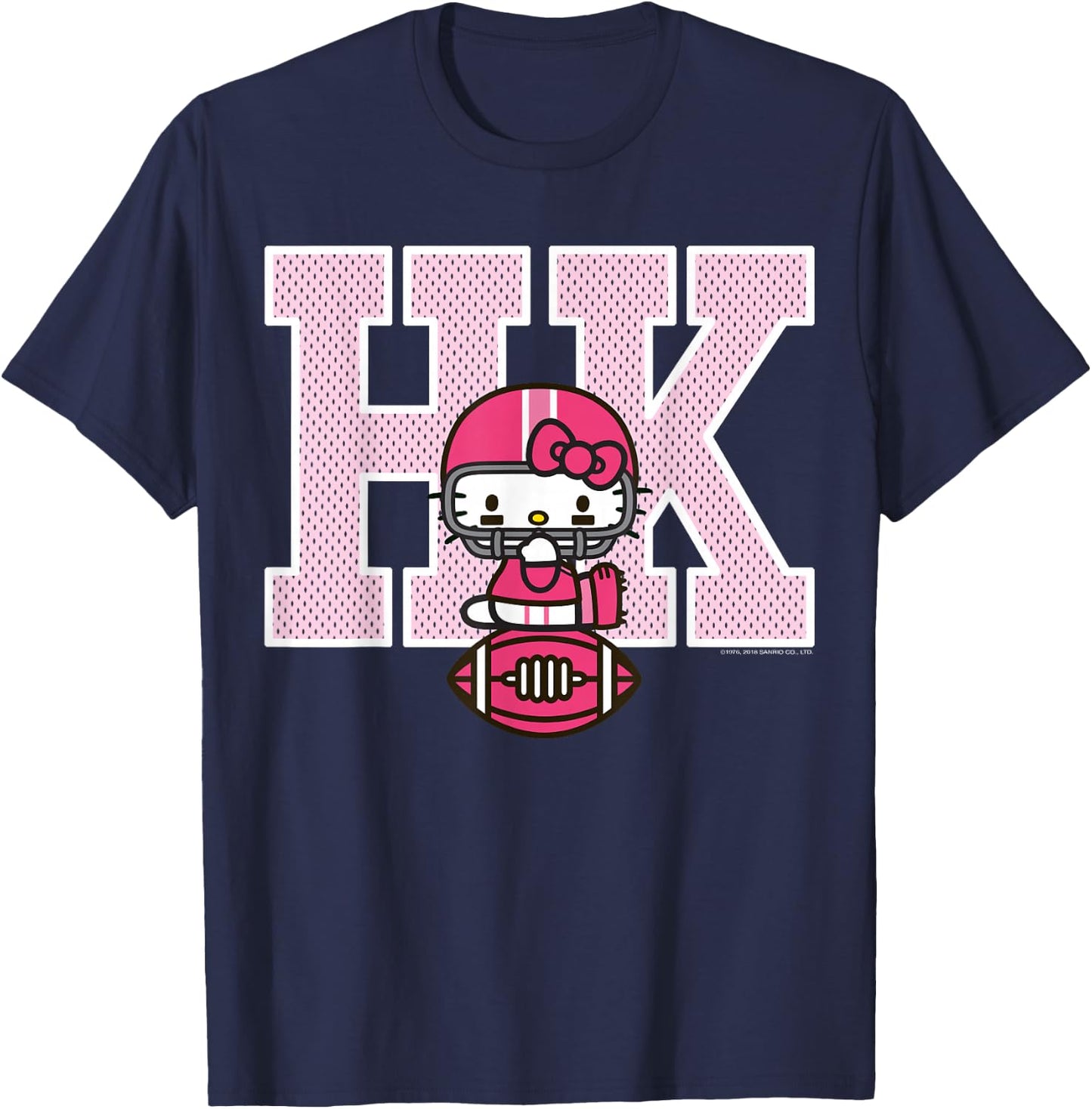 Hello Kitty Football Spirit Shirt T-Shirt - T-Shirt | Navy