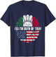 Yes I'm Both Of Them America Usa Mexico Mexican American Us T-Shirt - T-Shirt | Navy