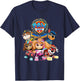 PAW Patrol: The Mighty Movie Group , Blue, S T-Shirt - T-Shirt | Navy