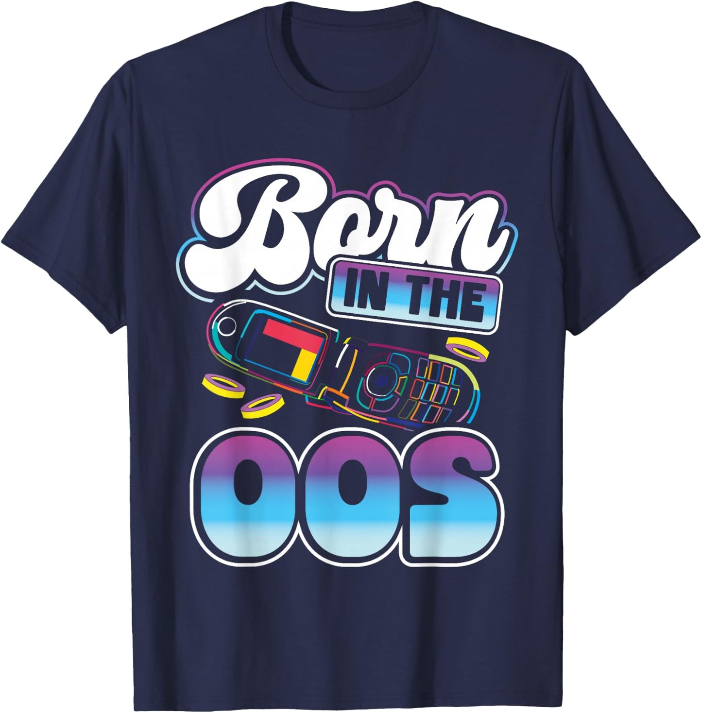 Born In The 00s | 2000 T-Shirt - T-Shirt | Navy