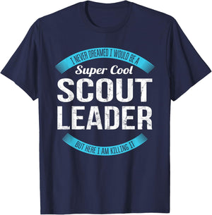 Scout Leader Gifts Funny T-Shirt - T-Shirt | Navy