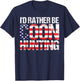 Coon Hunting Shirt American Flag Funny Raccoon Hunting T-Shirt - T-Shirt | Navy