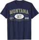 Big Sky Country Montana Treasure State The Last Best Place T-Shirt - T-Shirt | Navy