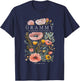 Grammy She is Clothed With Strength & Dignity Flowers Women T-Shirt - T-Shirt | Navy