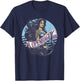 Retro Vintage African American Mermaid Copenhagen Mermaid T-Shirt - T-Shirt | Navy
