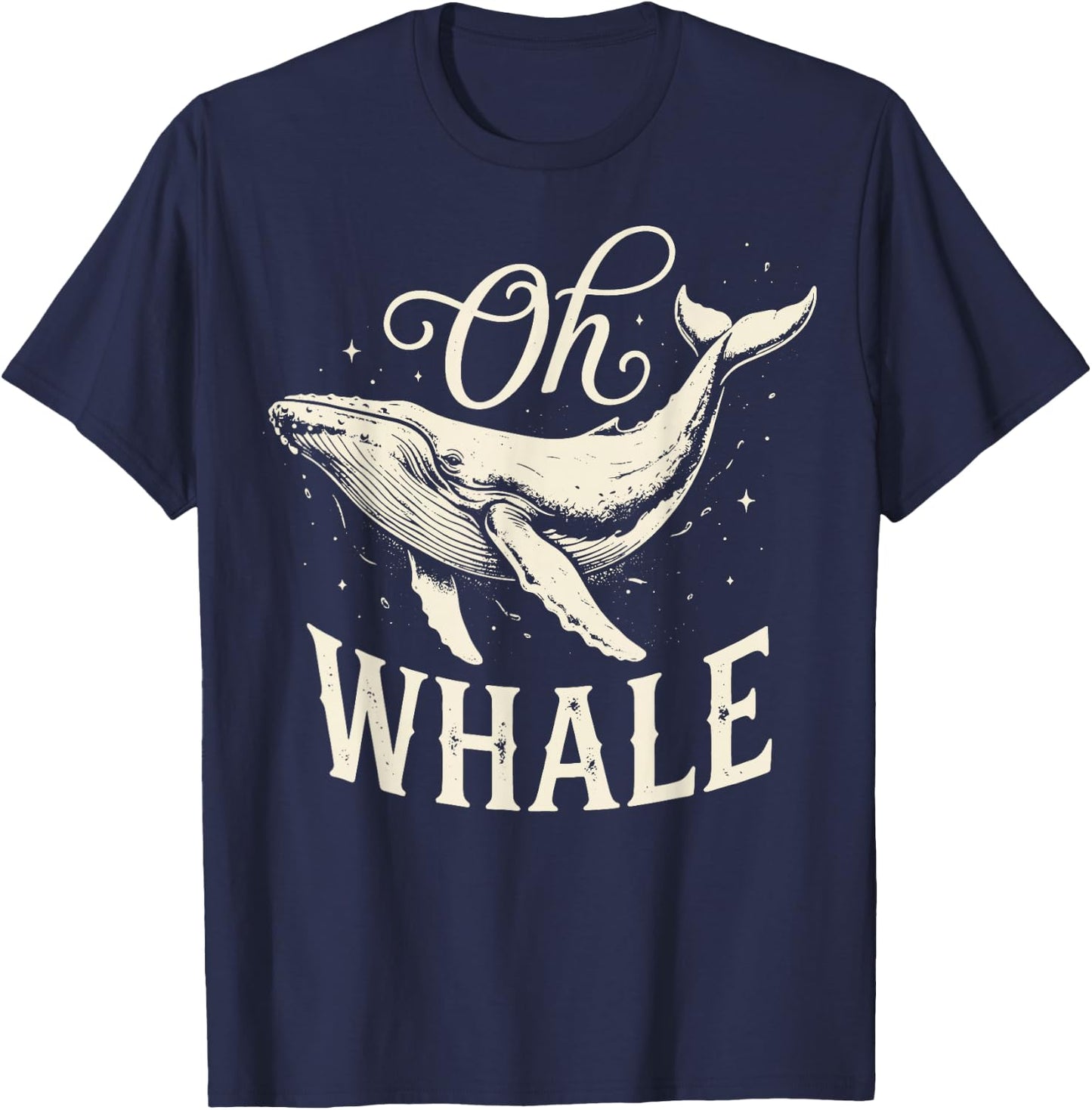 Oh Whale T-Shirt - T-Shirt | Navy