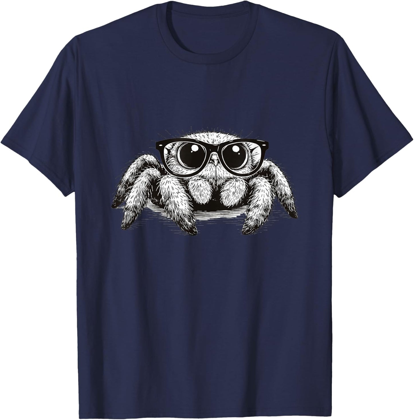 Jumping Spider Accessories Cute T-Shirt - T-Shirt | Navy