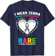 I Wear Zebra for My Granddaughter Rare Disease Day 2026 T-Shirt - T-Shirt | Navy