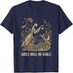 Girl Will Be Girls Praying Mantis T-Shirt - T-Shirt | Navy