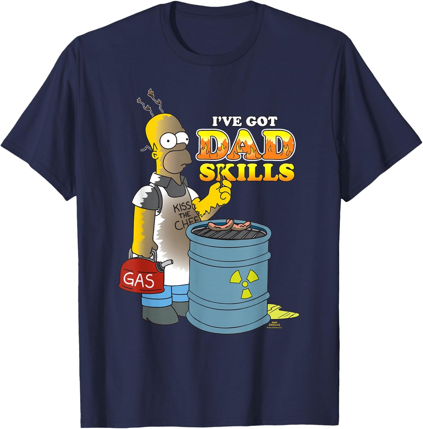 The Simpsons Homer Simpson I've Got Dad Skills Father's Day T-Shirt - T-Shirt | Navy