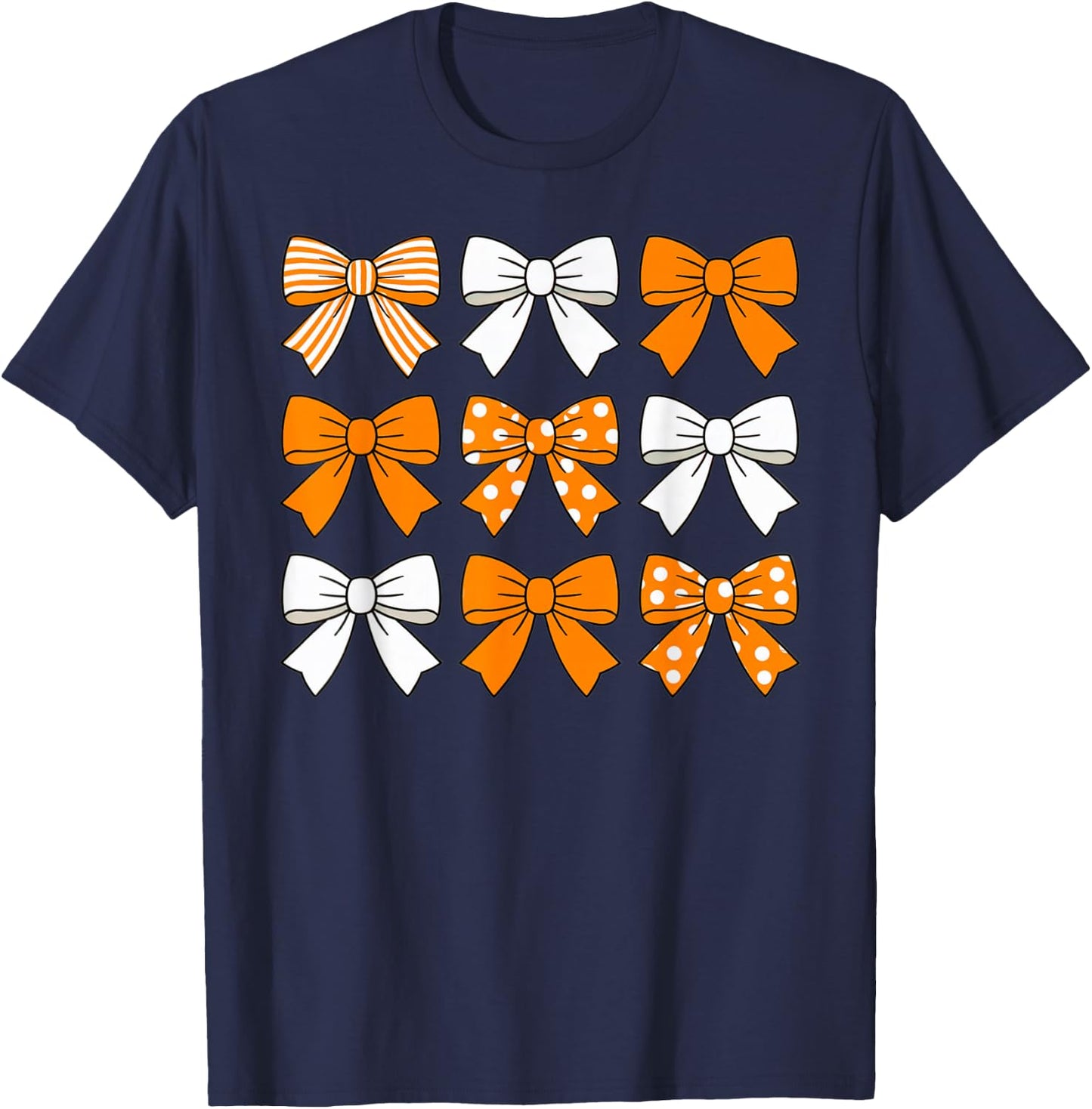 Cute Tennessee Coquette Vibes State Pride Women Girls Tween T-Shirt - T-Shirt | Navy