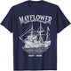 Mayflower 400 Year 400th Anniversary Pilgrim Ship 1620-2020 T-Shirt - T-Shirt | Navy