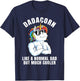 Dadacorn Cool Rainbow Dad Unicorn Costume T-Shirt - T-Shirt | Navy