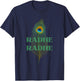 Radhe Radhe Hindi Indian Braj Expression Greeting Krishna T-Shirt - T-Shirt | Navy