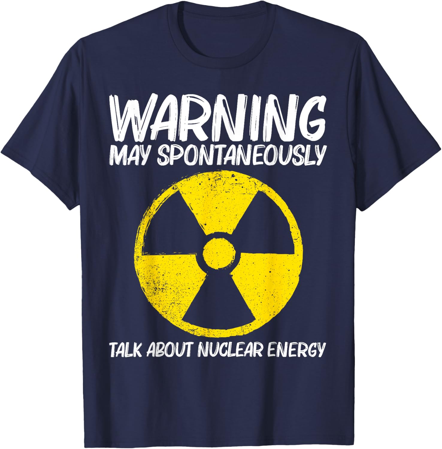 Cool Nuclear Energy Design Women Nuclear Power Plant T-Shirt - T-Shirt | Navy