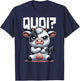 Funny Cow Woman Girl Boy Quoi Idea Cow Pattern , Black, S T-Shirt - T-Shirt | Navy