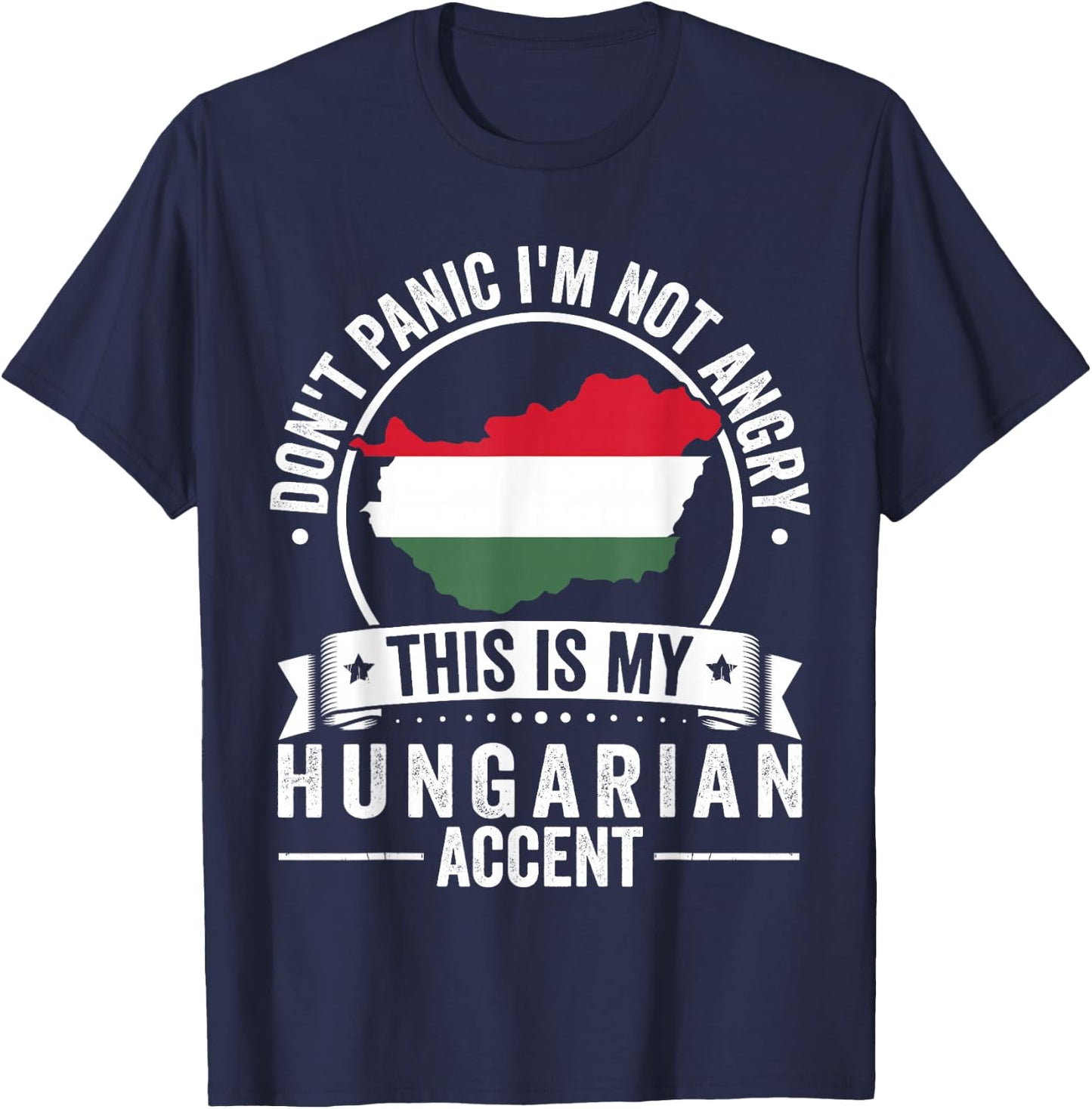Hungarian Roots Funny Hungary Heritage Apparel Men Women T-Shirt - T-Shirt | Navy