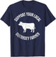 Guernsey Cow Cattle Farmer Diary T-Shirt - T-Shirt | Navy