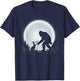 Bigfoot Boop Bunny Funny Sasquatch Moon Rabbit T-Shirt - T-Shirt | Navy
