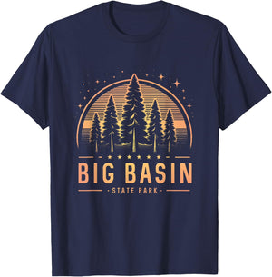 Big Basin Redwoods State Park California - Big Basin CA T-Shirt - T-Shirt | Navy