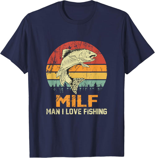 Milf: Man I Love Fishing Funny Fish Vintage Outfit