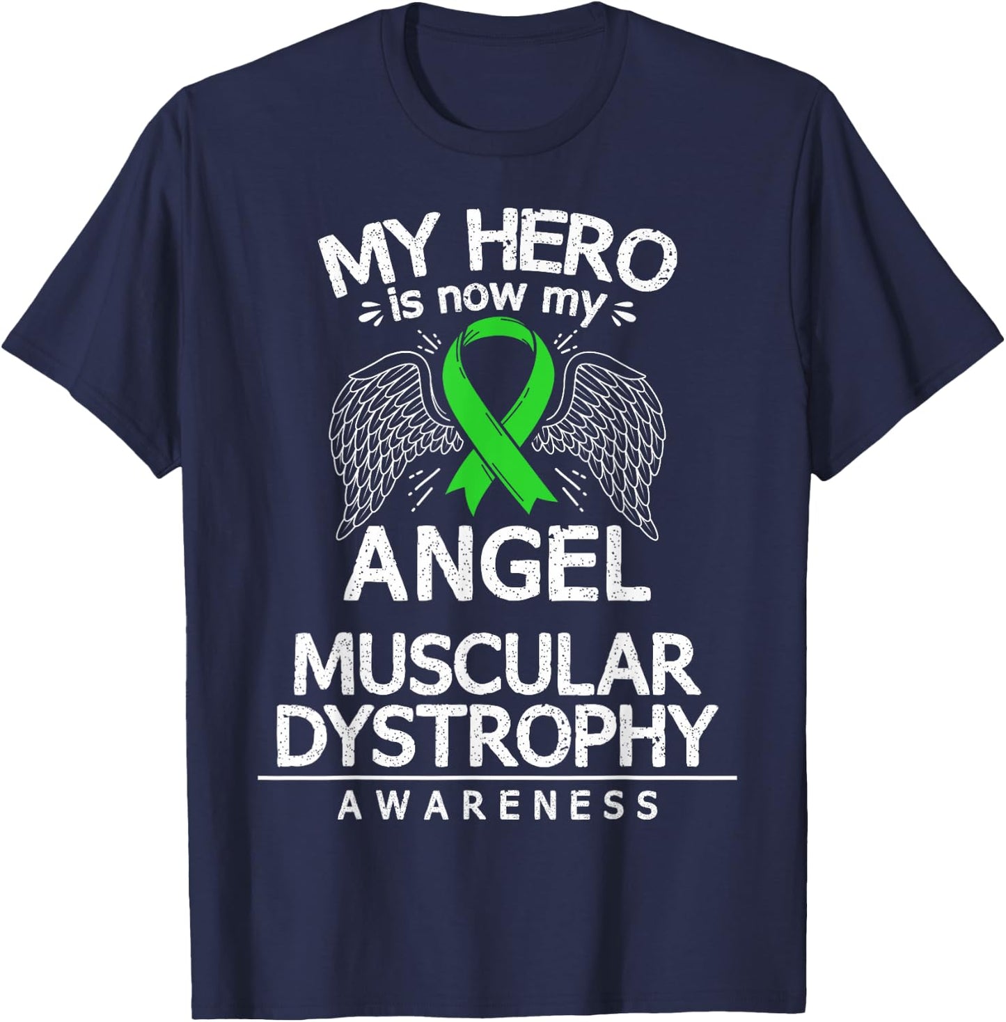 Duchenne Muscular Dystrophy Survivor MD Awareness T-Shirt - T-Shirt | Navy