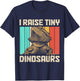 Bearded Dragon I Raise Tiny Dinosaurs Funny Reptile Lover T-Shirt - T-Shirt | Navy
