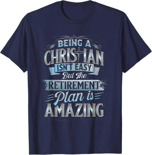 Funny Christian Shirt Funny Christian Gifts Funny Religious T-Shirt - T-Shirt | Navy