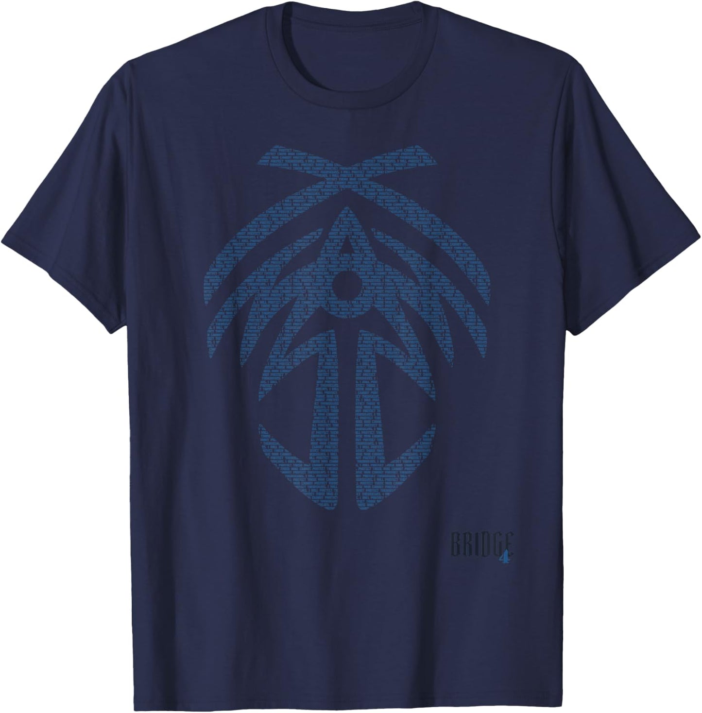 Die Stormlight Archive Bridge 4 "Ich werde beschützen" T-Shirt - T-Shirt | Navy