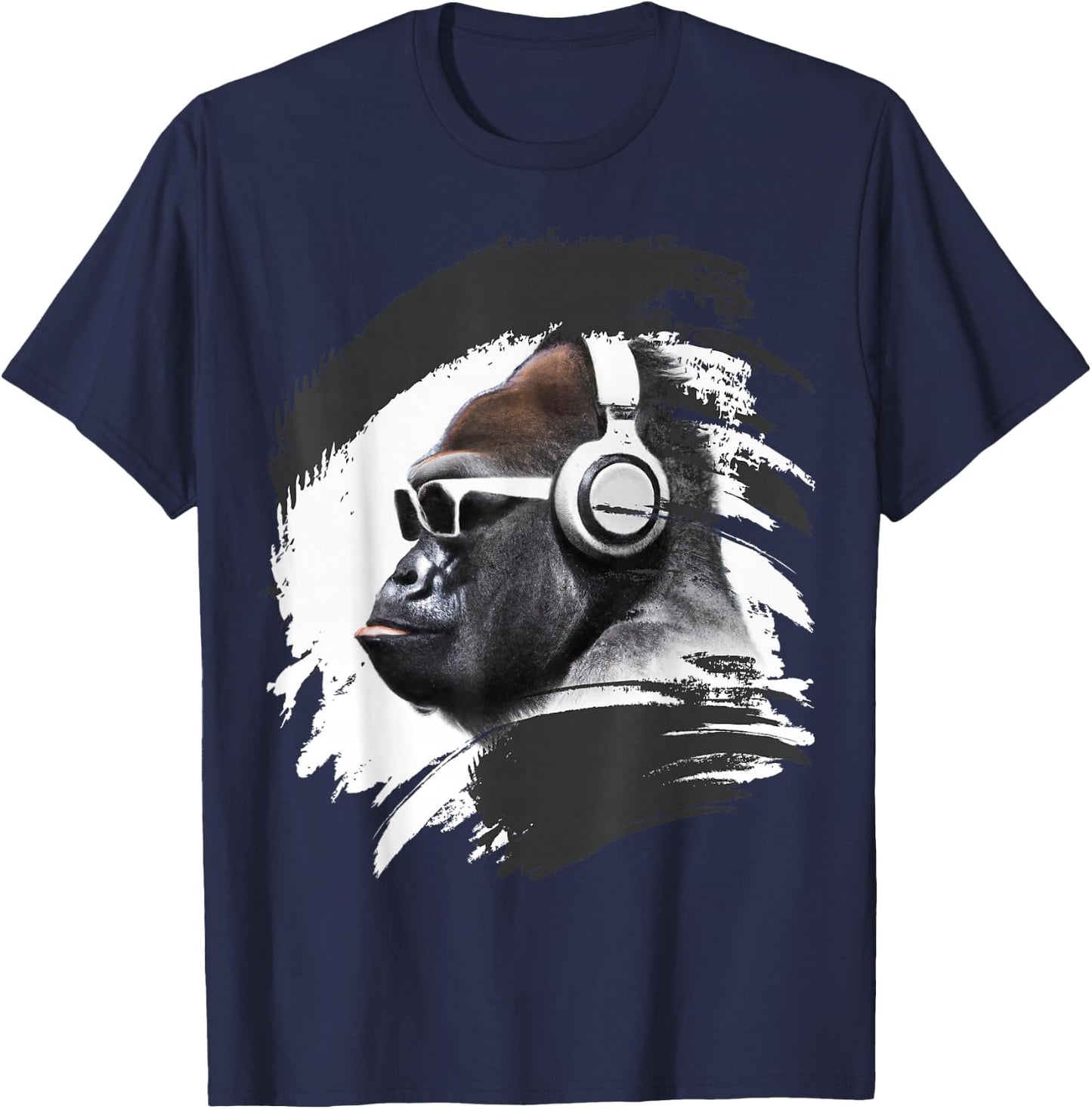 Cool Silver Back Gorilla , gray T-Shirt - T-Shirt | Navy