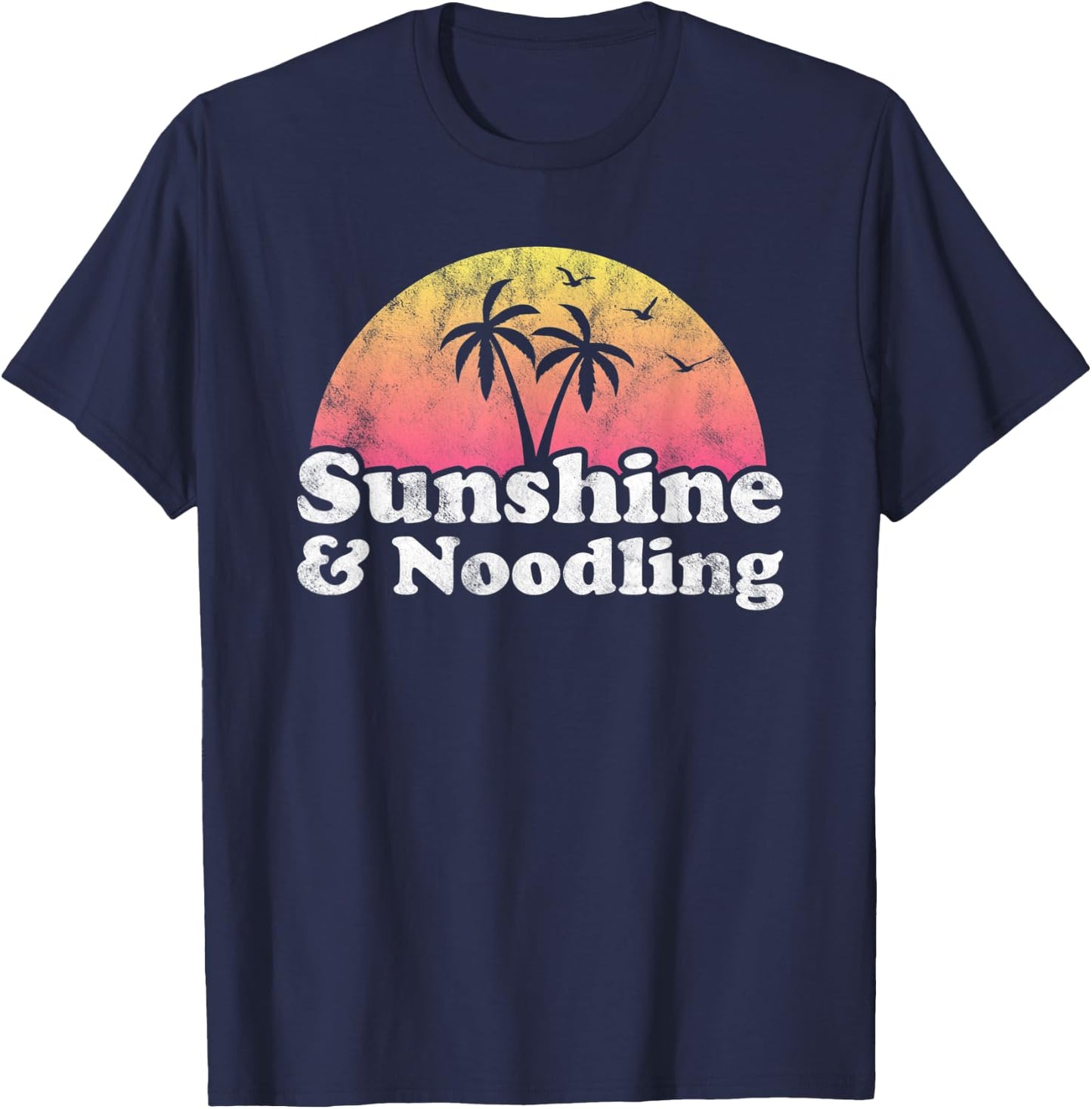 Sunshine and Noodling Women Kids T-Shirt - T-Shirt | Navy