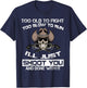 Old Man With Gun T shirt - Funny American Gun Quotes T-Shirt - T-Shirt | Navy
