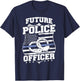 Cop Blue Line Future Police Officer T-Shirt - T-Shirt | Navy
