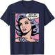 Not my problem, pop art girl T-Shirt - T-Shirt | Navy