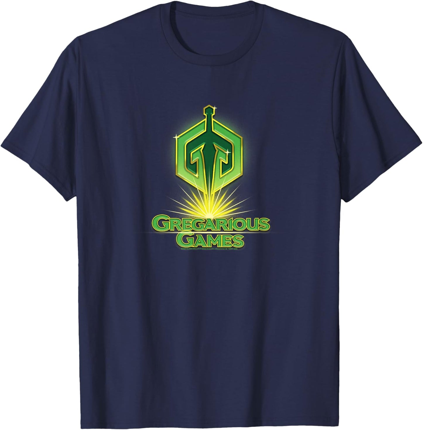 Ready Player One Gregarious Games Logo T-Shirt - T-Shirt | Navy