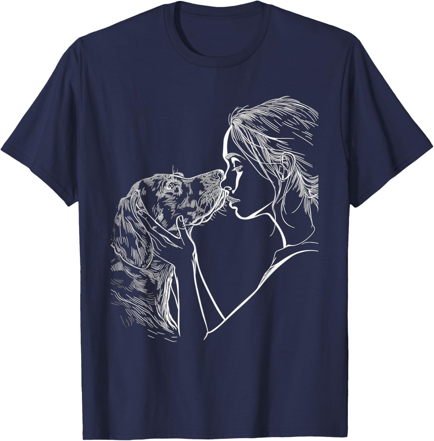German Shorthaired Pointer Mom GSP Dog Lover Mother's Day T-Shirt - T-Shirt | Navy
