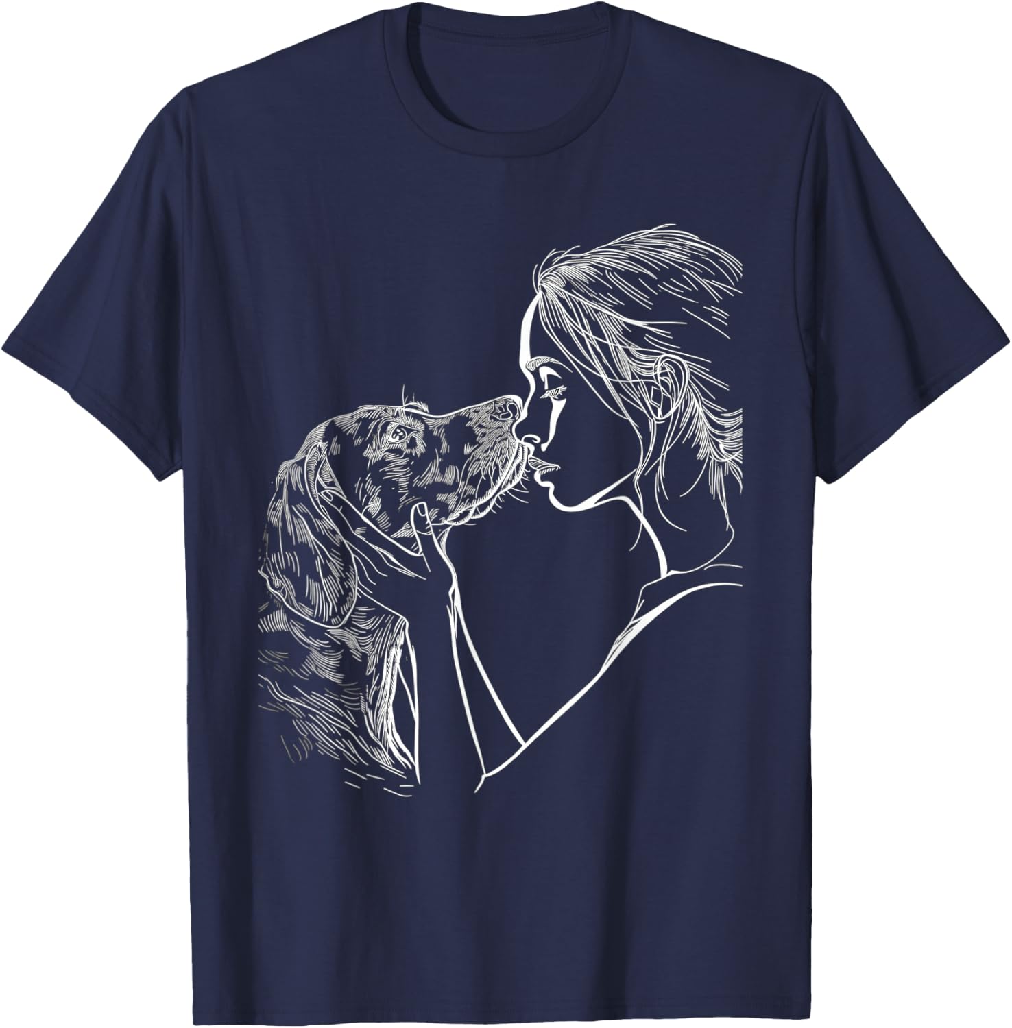 German Shorthaired Pointer Mom GSP Dog Lover Mother's Day T-Shirt - T-Shirt | Navy