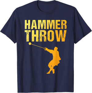 Best Hammer Throw Art Women Throwing Hammer Thrower T-Shirt - T-Shirt | Navy