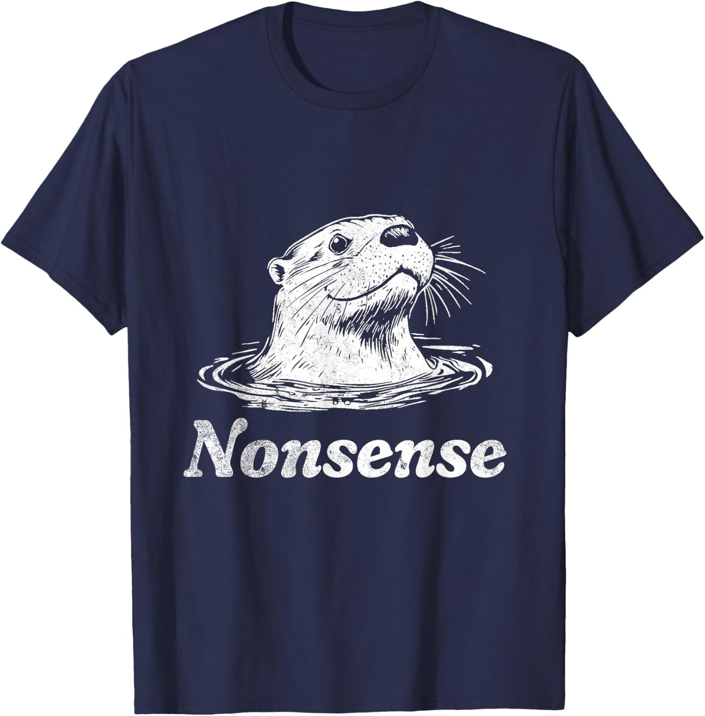 Otter Nonsense T-Shirt - T-Shirt | Navy