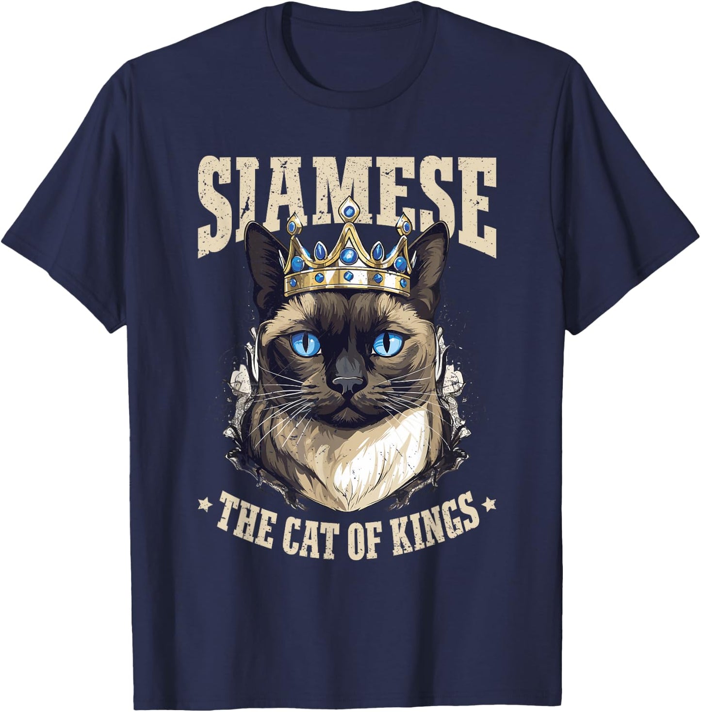 Siamese The Cat Of Kings Cat Lover Owner Women T-Shirt - T-Shirt | Navy