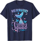 Birthday Mermaid Birthday Squad T-Shirt - T-Shirt | Navy