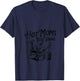 Hot Moms Read Books for Moms Mothers Day Book Lover V-Neck T-Shirt - T-Shirt | Navy