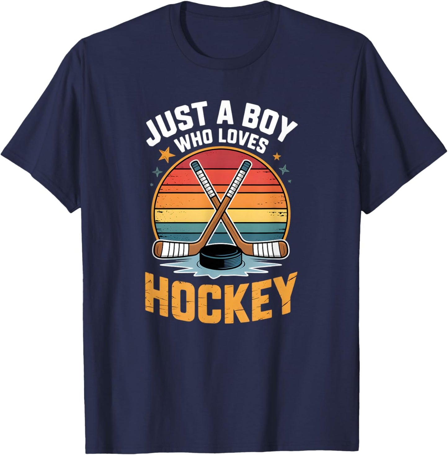 Boys Hockey T-Shirt - T-Shirt | Navy