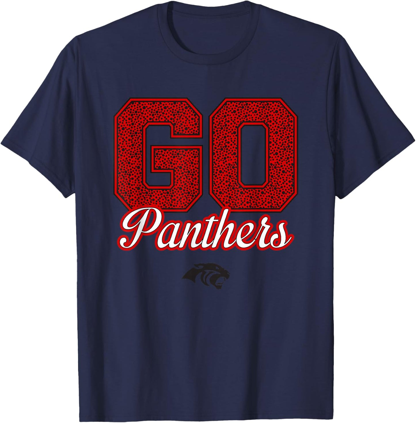 Cabot Panthers Logo GO! School Pride HS T-Shirt - T-Shirt | Navy