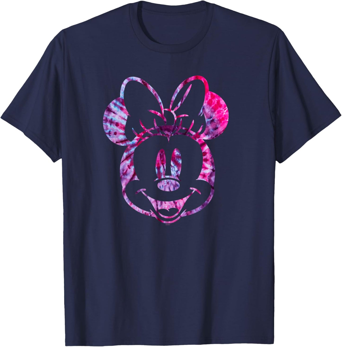 Disney Minnie Mouse Pink Tie Dye T-Shirt - T-Shirt | Navy
