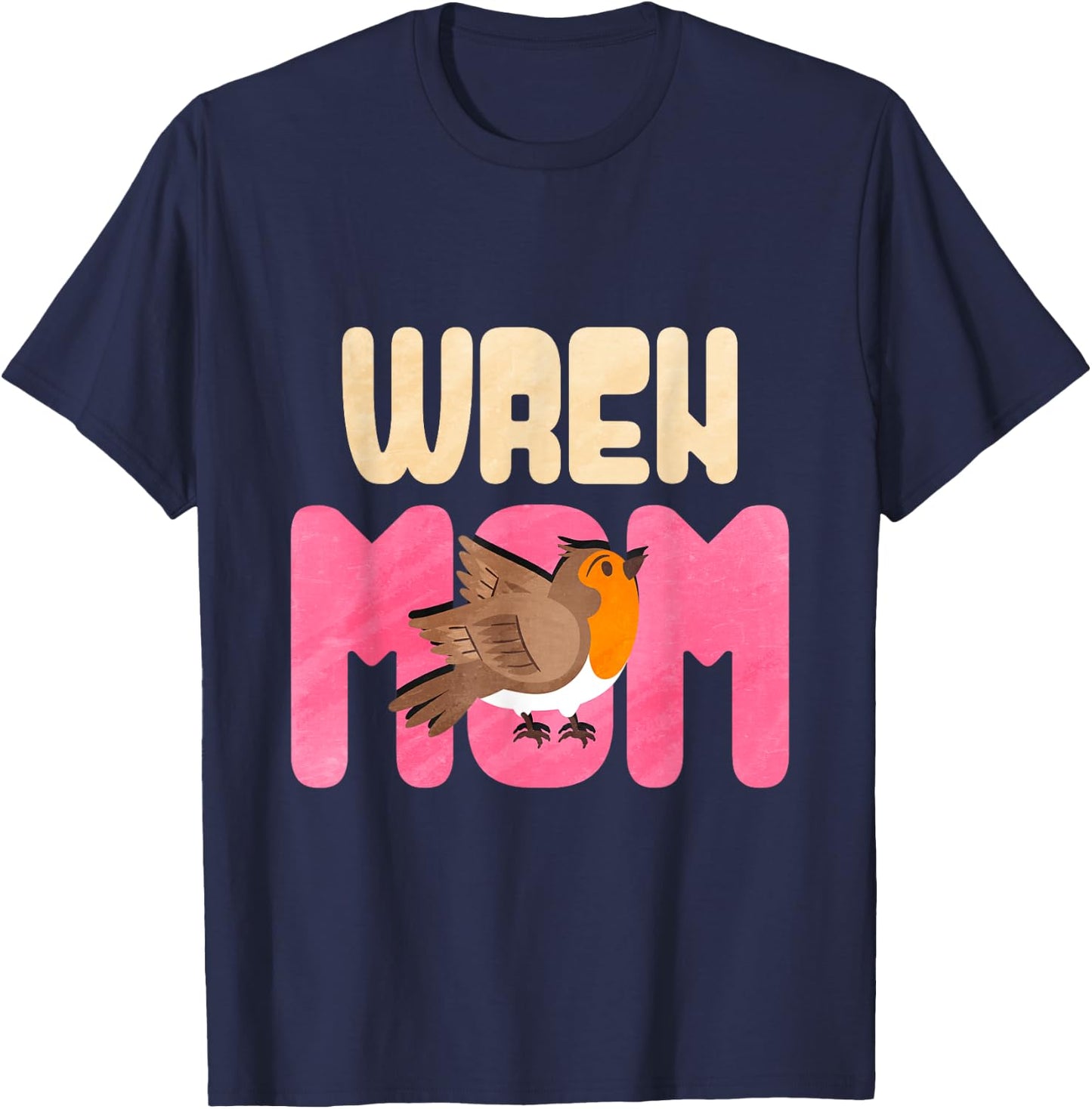 Wren Mom T-Shirt - T-Shirt | Navy