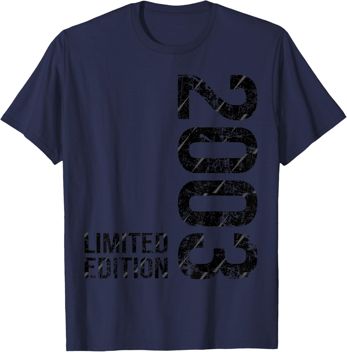 23 Years Birthday Man Woman Vintage 2003 T-Shirt - T-Shirt | Navy