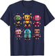 Robots, Space Tech and Robotics - Kinder - - Kurzarm - - Robotik für Kinder - Schwarz - S T-Shirt - T-Shirt | Navy