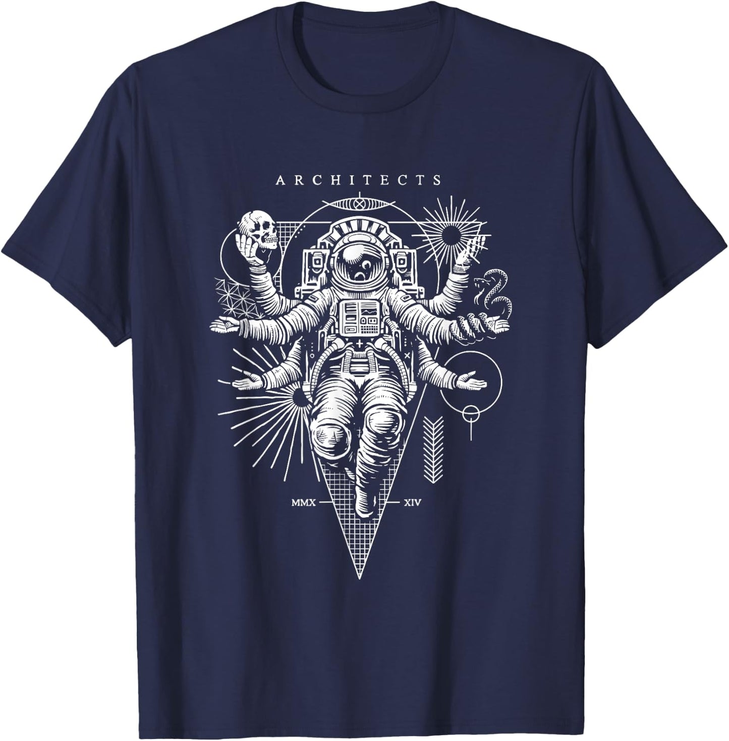 Architects Astronaut , Red, S T-Shirt - T-Shirt | Navy
