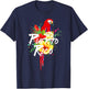 Puerto Rico Rican Parrot Colourful Boricua Souvenir Vintage T-Shirt - T-Shirt | Navy